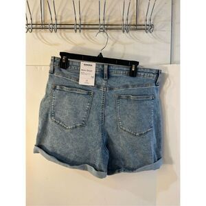 Sonoma mom denim blue jean short size 16 stretch new $32